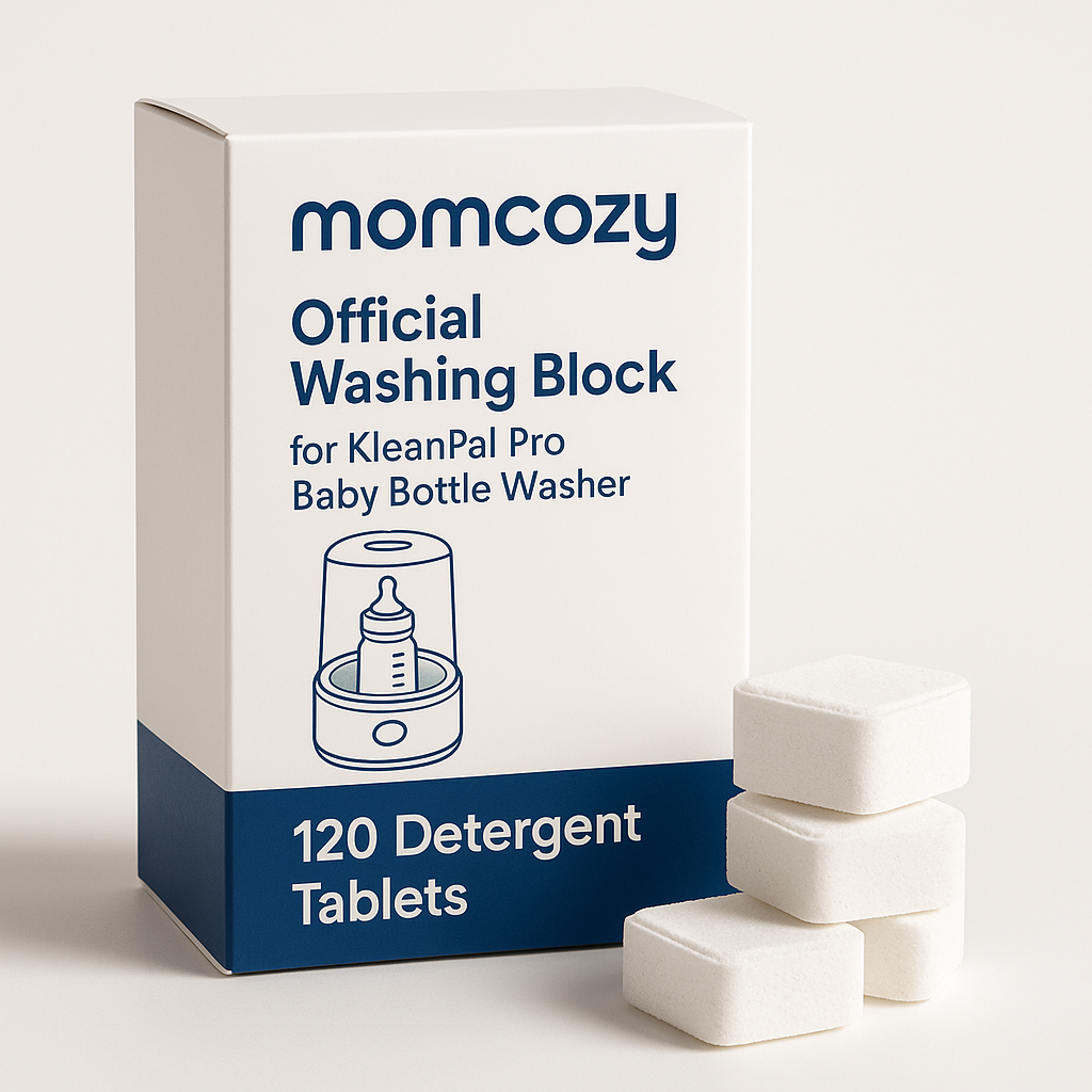 Momcozy Official Washing Block for Momcozy KleanPal Pro Baby Bottle Washer, 120 Detergent Tablets